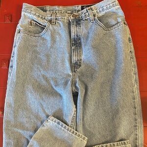 Eddie Bauer Light Blue Denim Jeans size 16 vintage high waist classic fit